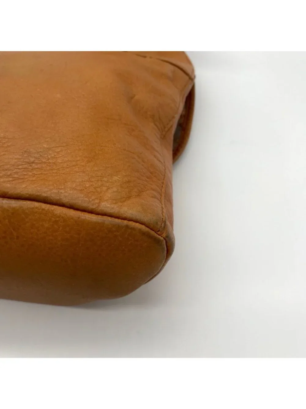 Hobo Vintage-Style Tan Pebbled Leather Convertible Hobo Bag